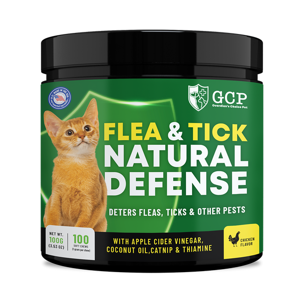 GCP Flea & Tick Natural Defense for Cats 100 Soft Chews Guardian’s