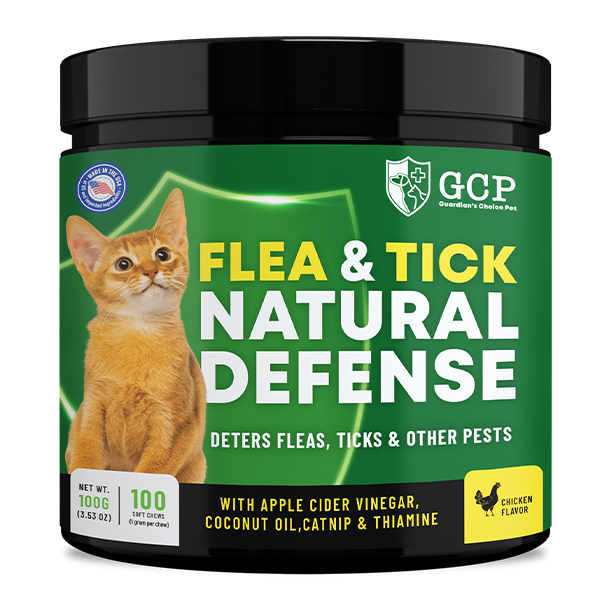 GCP Flea & Tick Natural Defense for Cats - 100 Soft Chews
