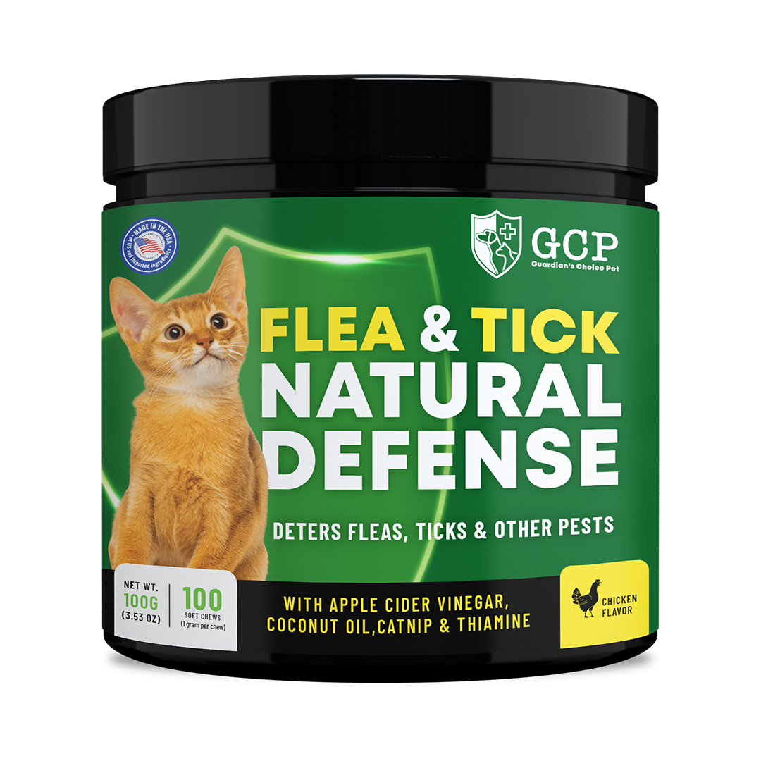 GCP Flea Tick Natural Defense for Cats 100 Soft Chews